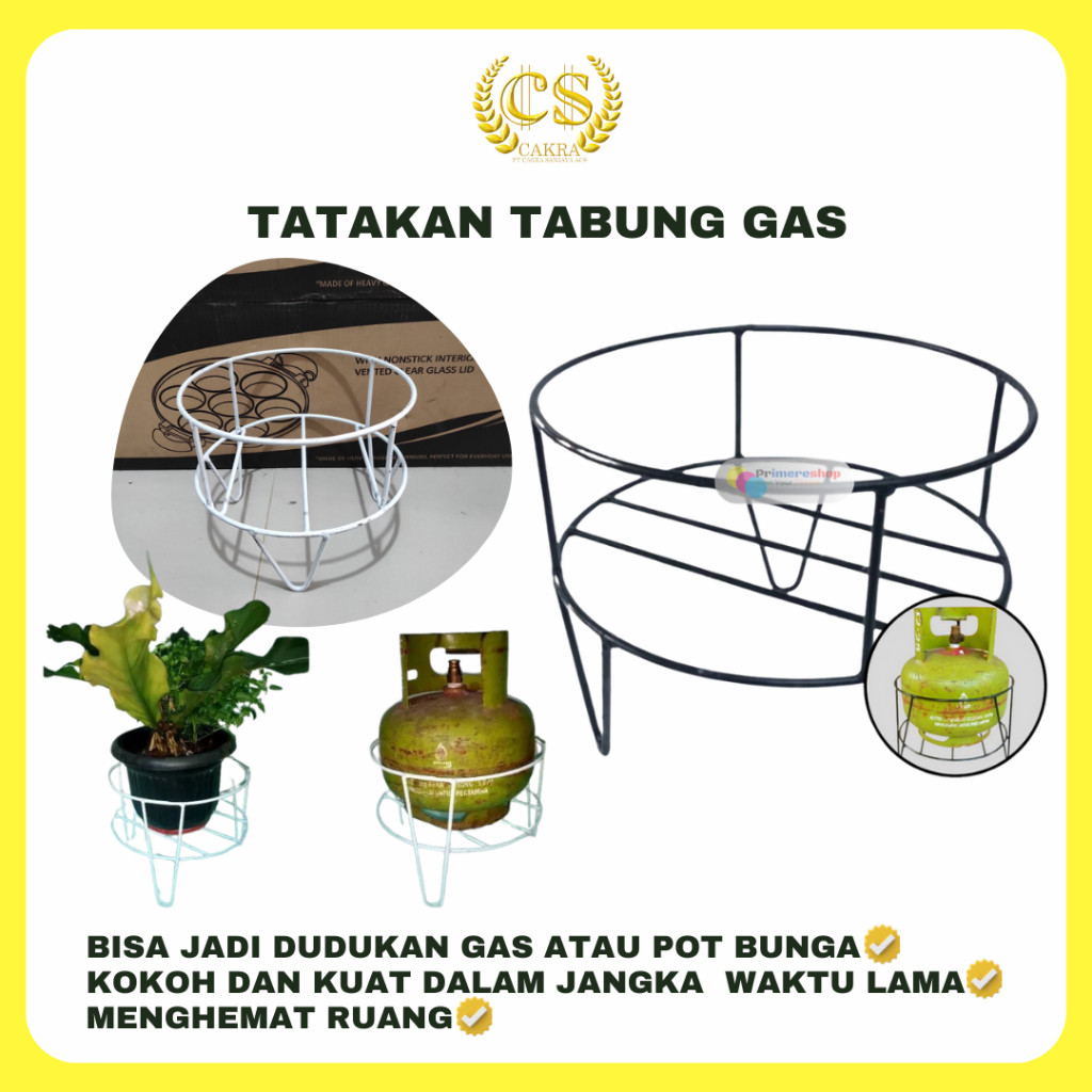 Ready Stock Cs Tatakan Tabung Gas / Dudukan Tabung Gas / Tatakan Gas Melon / Dudukan Gas Melon /