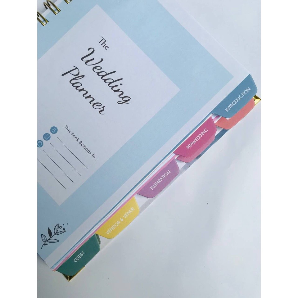 

Wedding Planner Book 2024 2025 Buku Nikah Wedding Journal / Hadiah Pernikahan / Wedding Memory Book