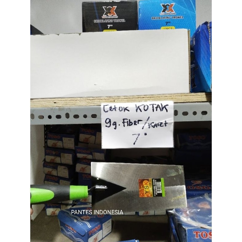 CETOK SEMEN KOTAK GAGANG FIBER EKONOMIS / CETOK WORKMAN ALAT BANGUNAN / CETOK TUKANG BANGUNAN /