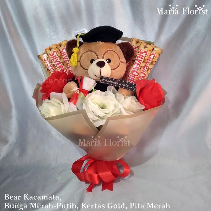 Buket Bunga Wisuda Coklat / Buket Bunga Coklat / Buket Bunga