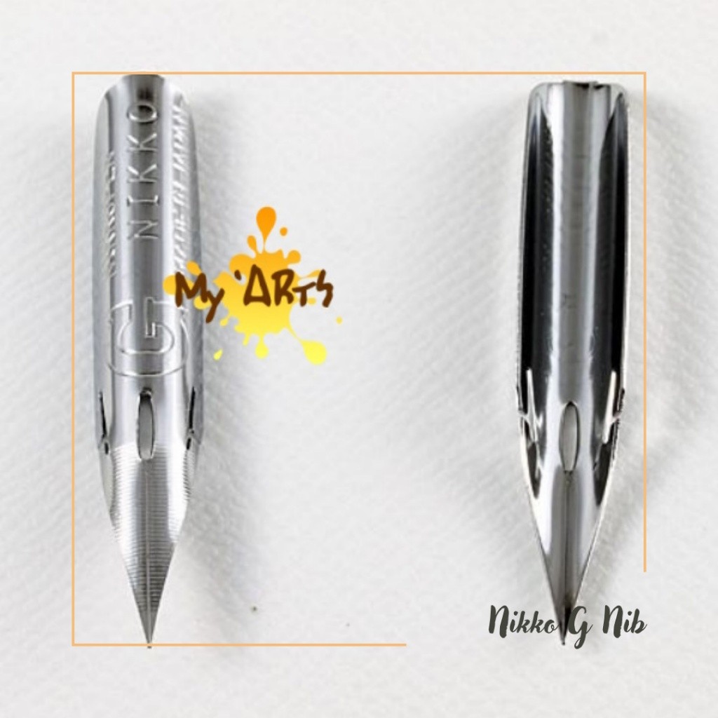 

Nikko G Nib SATUAN Comic Pen Mata Pena Kalrafi Dip Pen raphy Nibs Myarts