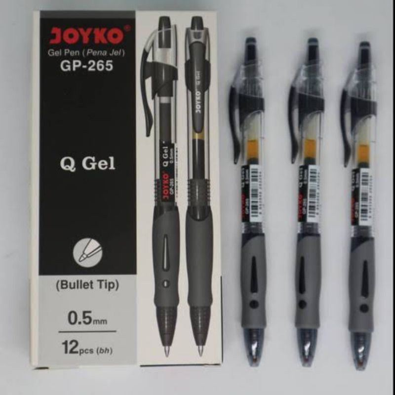 

Balpoint Gel Joyko Q-gel GP-265/Benefit GP-1 Isi 12 Pcs (1 Lusin)