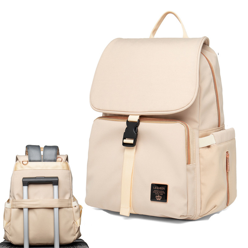 Terlaris LEQUEEN Mommy Bag Baby Goods Baby Diaper Bag Backpack Bag Mummy Large Capacity Bag Mom Bab