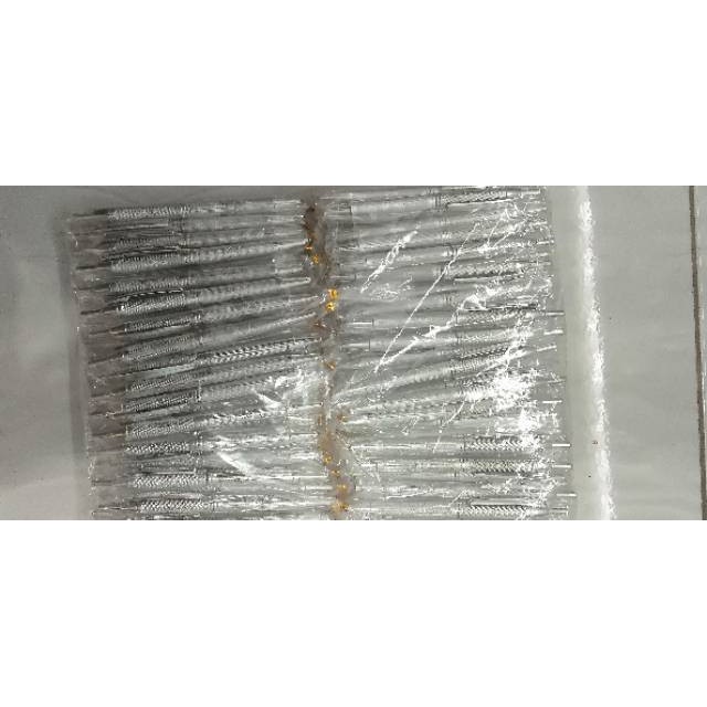 

(ISI 50 BIJI) SOUVENIR PULPEN EMAS / SILVER KEMAS PLASTIK