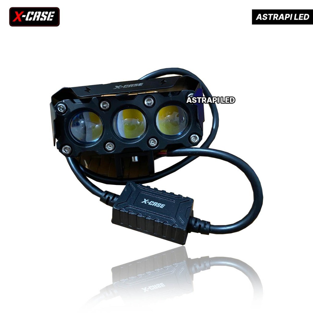 Lampu Sorot LED 3 45 Watt Motor Mobil Plus Kipas Dan Ballast Xcase