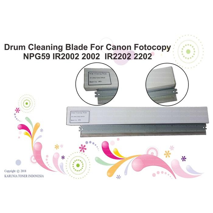 Drum Cleaning Blade For Canon Fotocopy NPG59 IR2002 2002 IR2202 2202