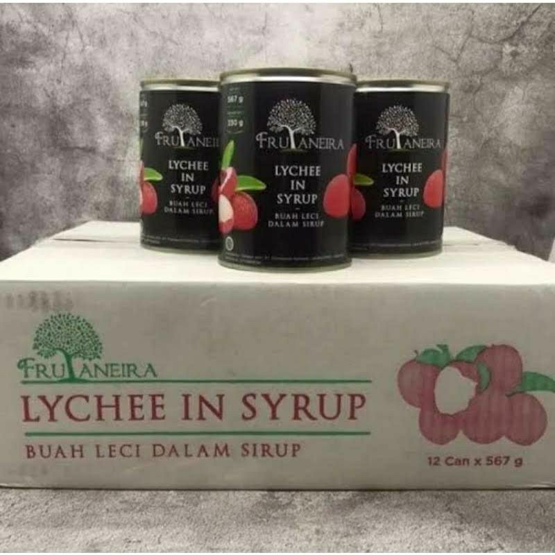

Frutaneira Lychee In Syrup Isi 12Pcs x 565Gr Pengiriman Expedisi