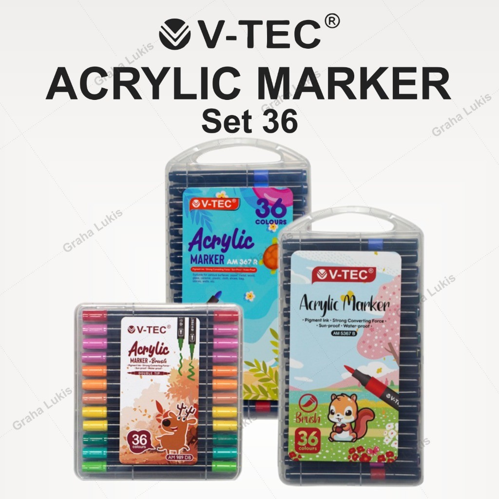 

V-TEC MARKER ACRYLIC SET 36