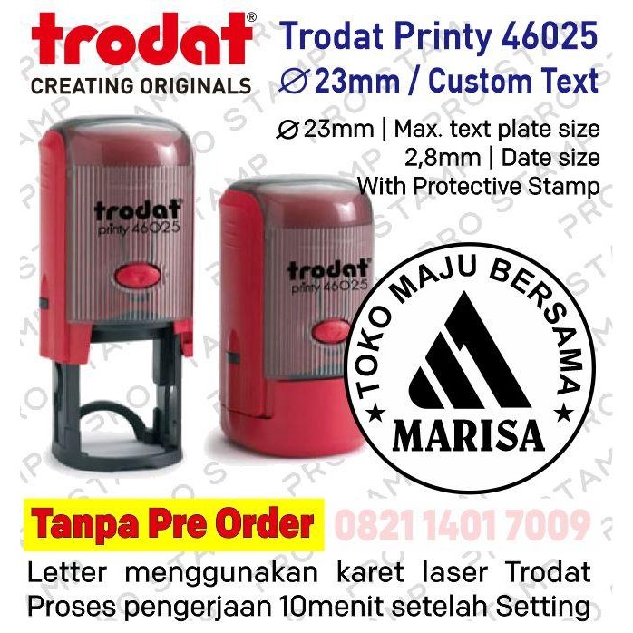 

Tkj - Stempel Otomatis / Self Ink Trodat 46025 / Custom
