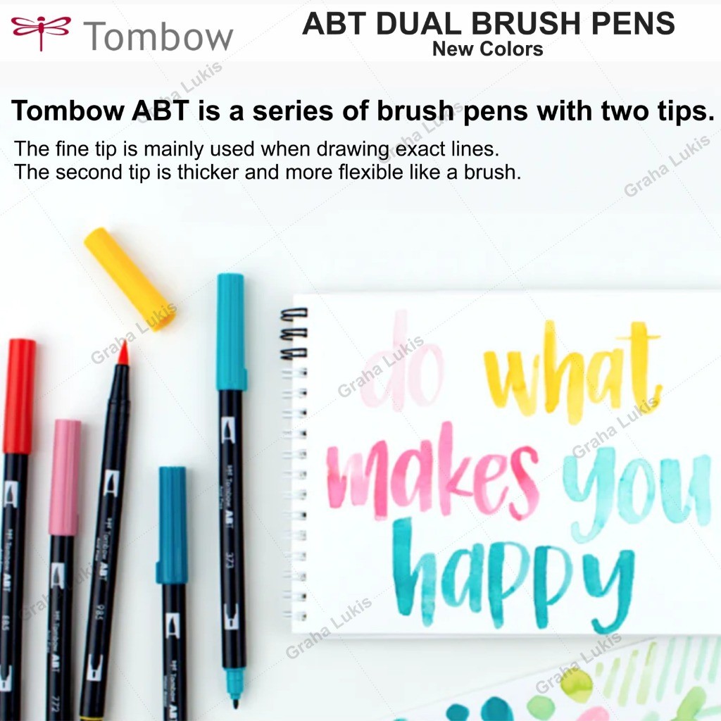 

Tombow Dual Brush Pens ABT New Colors