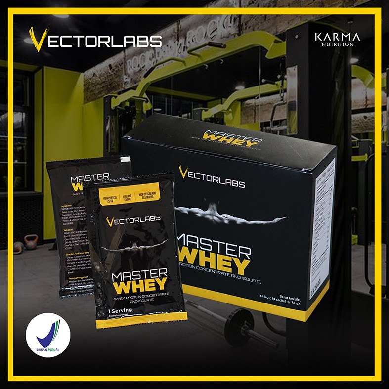 VECTORLABS MASTER WHEY BOX 12 SACHET SASET 1 LBS VECTOR LABS MASTERWHEY