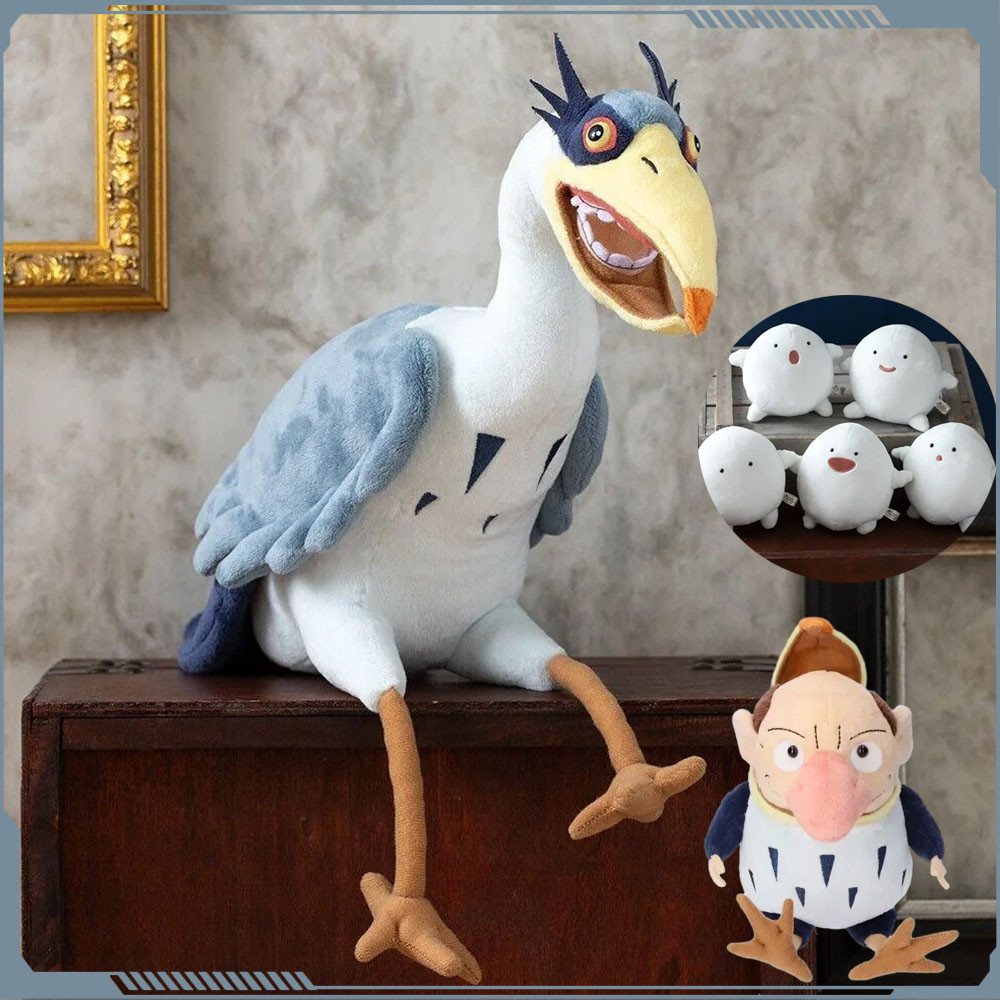 The Boy The Heron Plush Toy Heron Plushie Soft Stuffed Plush Pillows Heron Animals Doll Sofa