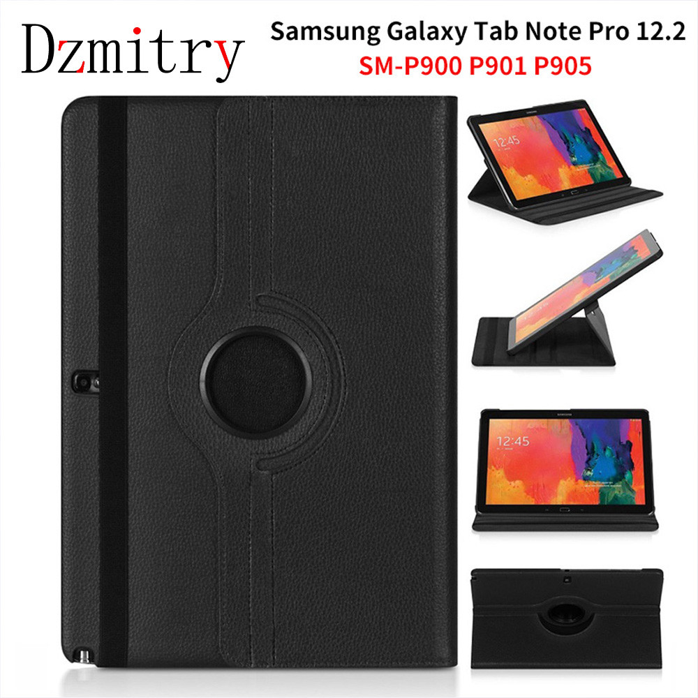 For Samsung Galaxy Tab Note Pro 12.2 Inch P900 P901 P905 Sm-P900 Tablet Case 360 Rotating Bracket