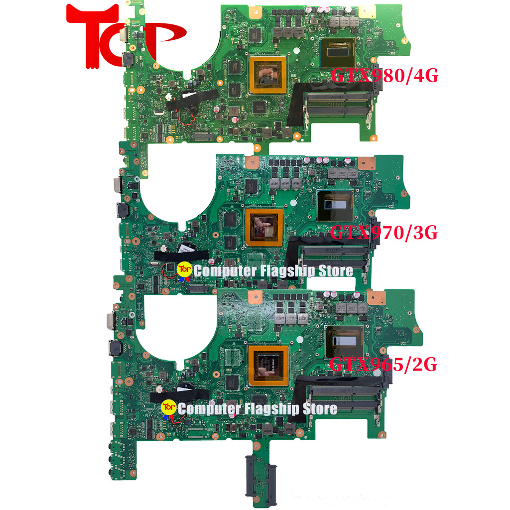 KEFU G751JY Laptop Motherboard For ASUS ROG G751 G751LT G751JL G751J Mainboard I7-4TH GEN CPU GTX980