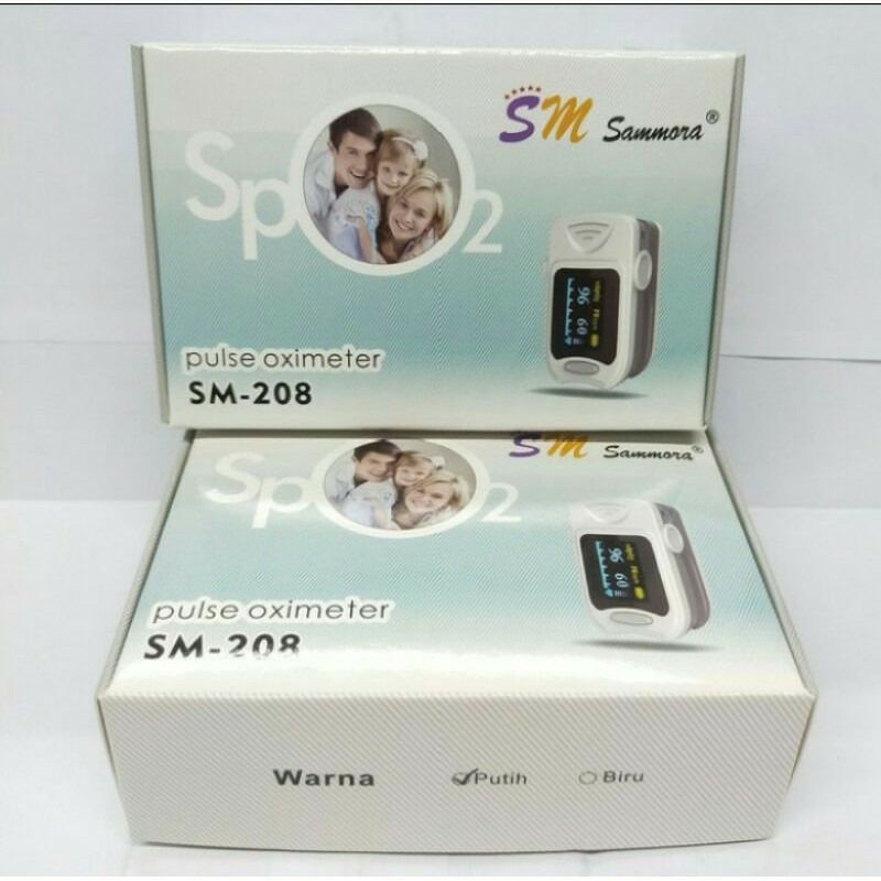 Oximeter Sammora SM-208 / Oxymeter Samora / Finger Pulse Oximeter / Alat Cek Saturasi Oksigen /