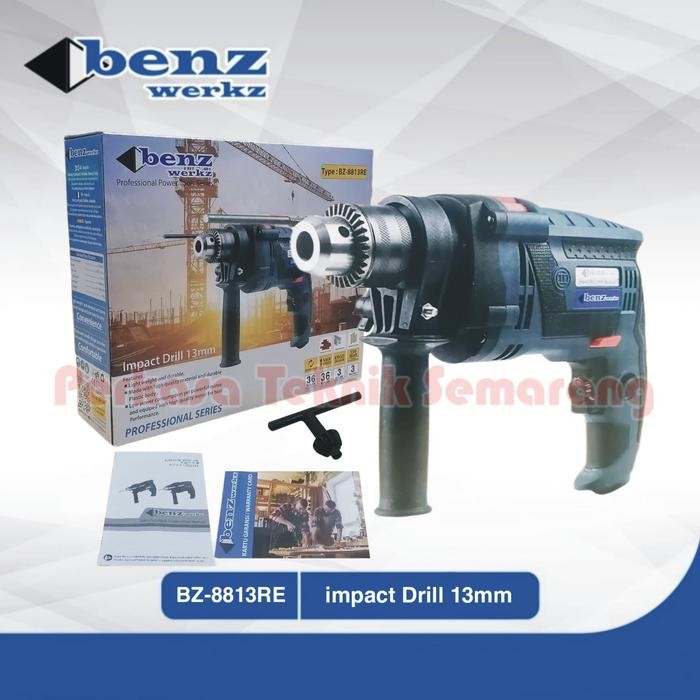 Mesin Bor Tembok Beton 13Mm Benz Bz8813Re Impact Drill 13 Mm Bz-8813Re