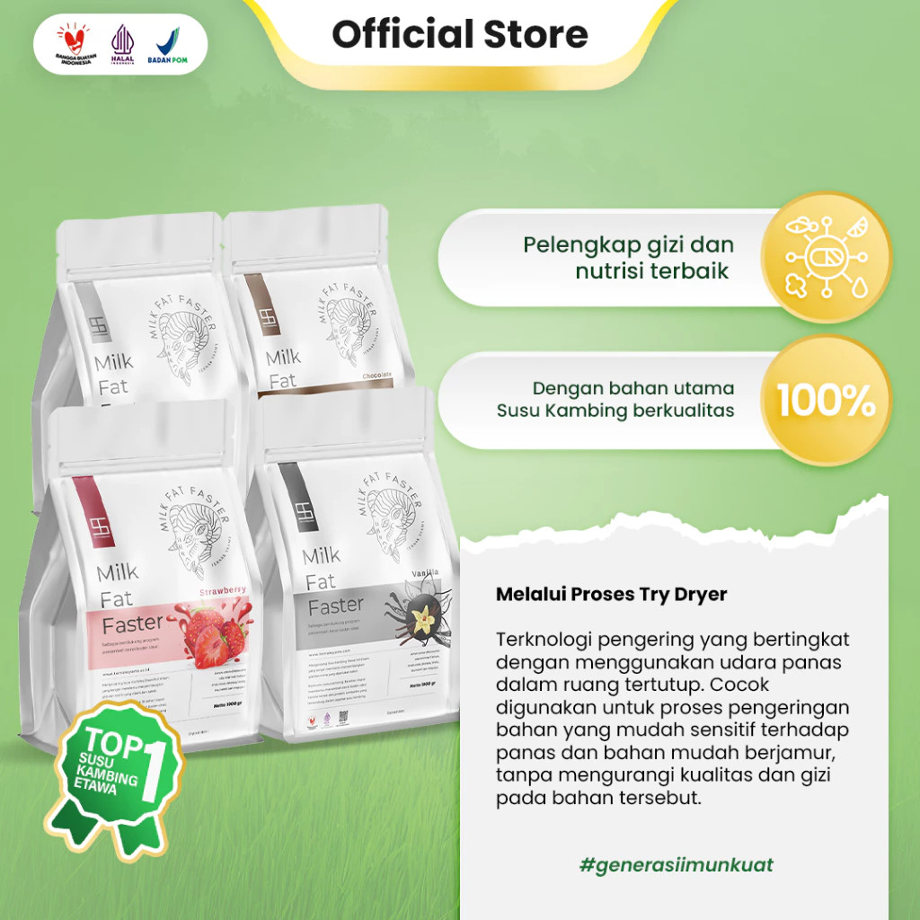 

Ternak Syams - Premium Susu Penggemuk Penambah Kenaikan Berat Badan Ideal Varian Kambing Etawa Full