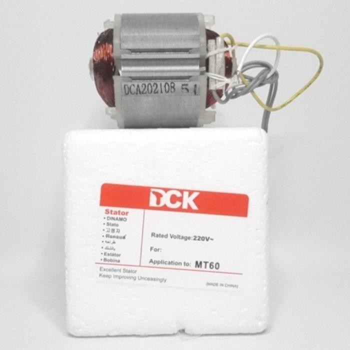 Bagus Paket Set Armature Stator Carbon Brush Maktec Mt60 Armature Mt 60