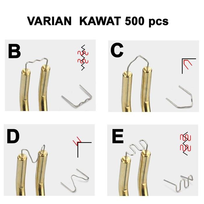 Alat Las Plastik Solder Stapler Body Mobil Motor Bumper Welding Gun