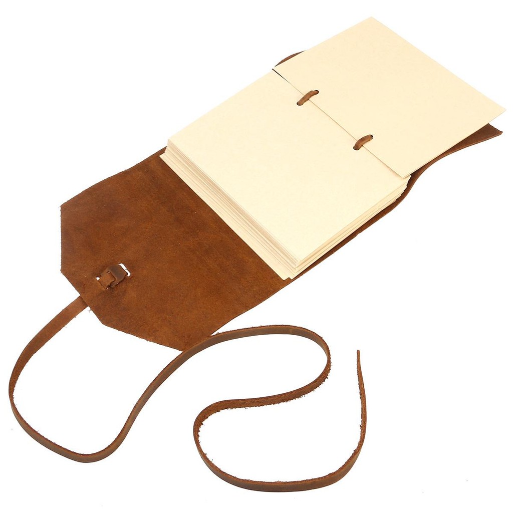 

Thick Paper Vintage Diary Journal Notebook Handmade Binding Rope Book Writing Classic Gift Idea