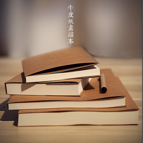 

Ginflash 32K 13X19Cm 124Sheets Sketch Craft Paper Blank Notebook Sketch Drawing Book Journal Diary