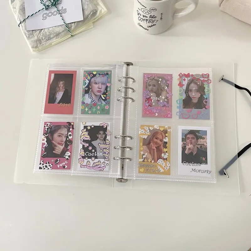 

A5 Binder Ring Collect Book Korea Idol Photo Organizer Journal Diary Agenda Planner Bullet Cover