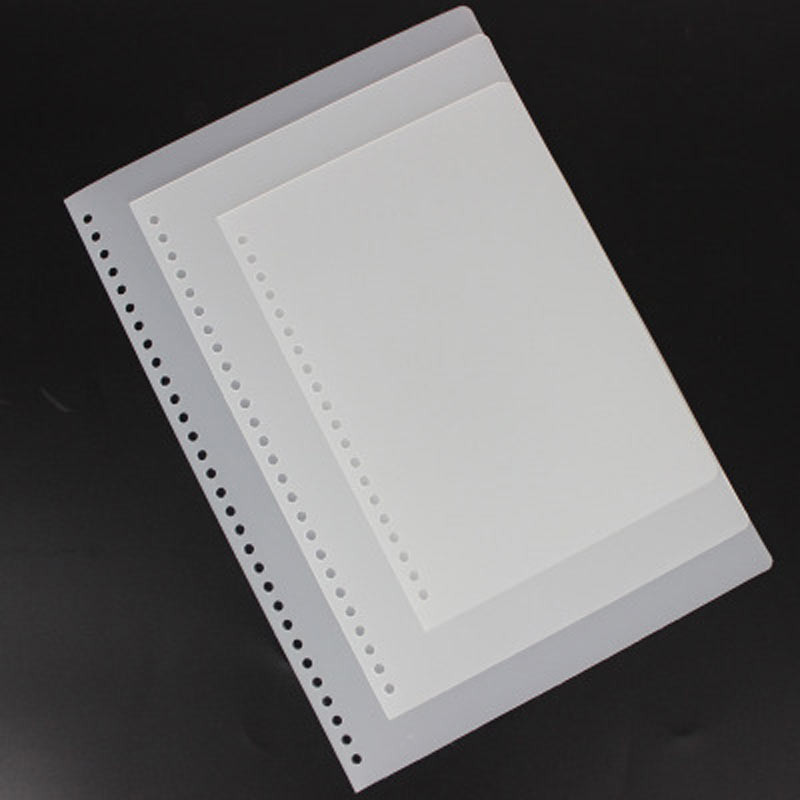 

4 Sheets A4 B5 A5 30 26 20 Holes Binder Transparent Pp Loose-Leaf Cover Index Divider Separator