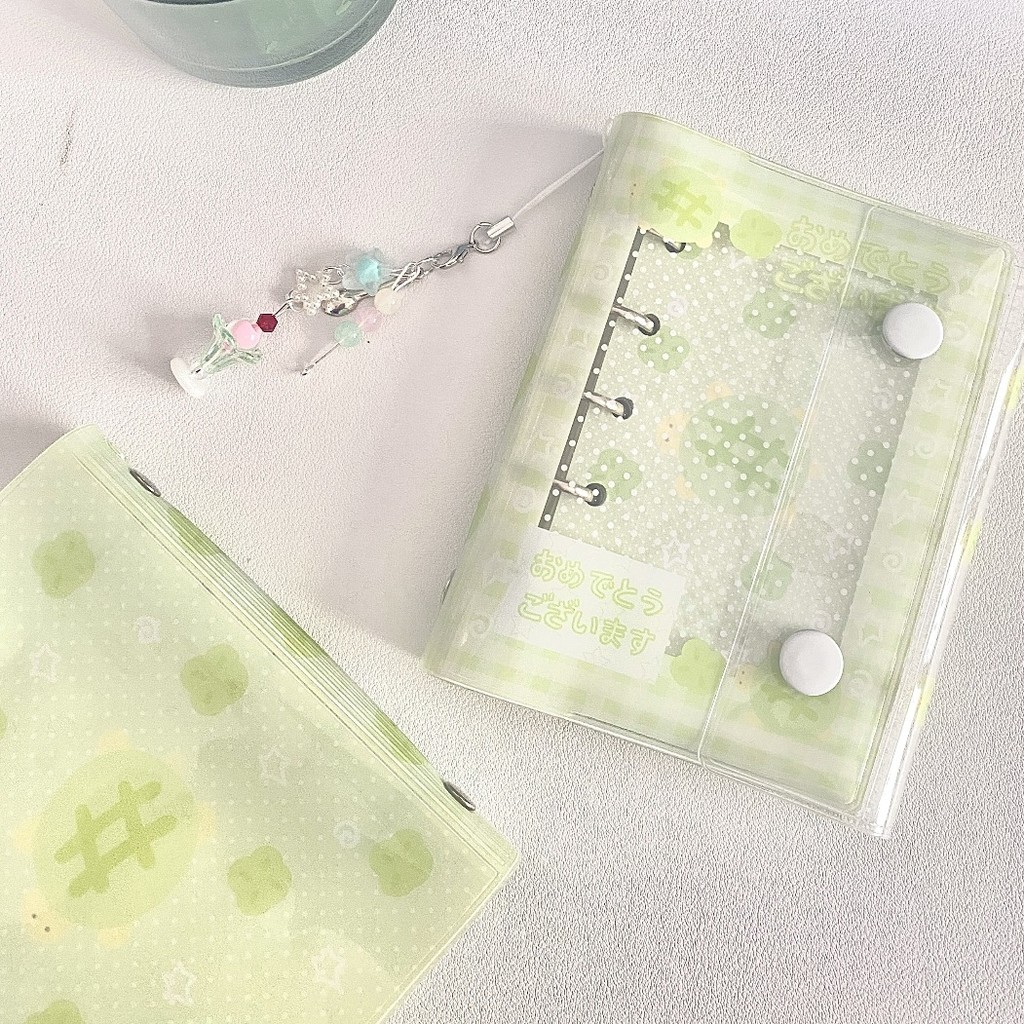 

New M5 Fresh Green With 50 Sheets Binder Cover Journal Sketchbook Accessories Diary Office Supplies