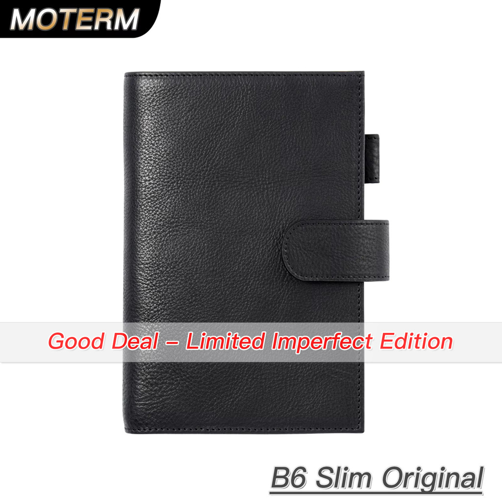 

Limited Imperfect Moterm B6 Slim/ Min Original Cover For Jibun Techo Notebook Full Grain Veg Tanned