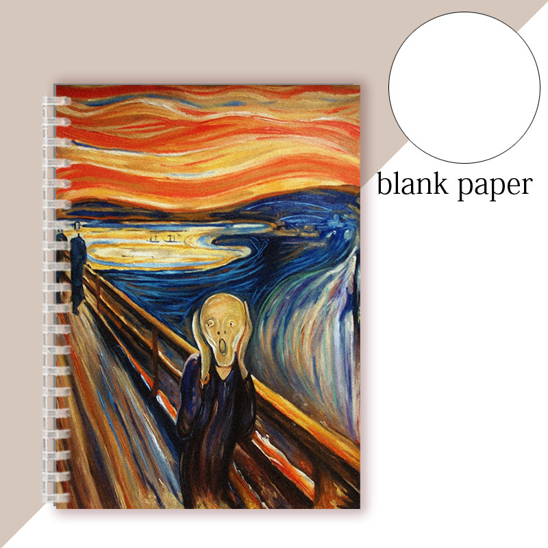 

A5 Spiral Notebook Painting Collection Artwork Vincent Van Gogh Note Book Famouns Oil Paitings