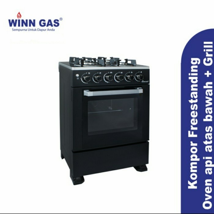 RB2233 KOMPOR STANDING W-5090A NEW PRODUCT KOMPOR OVEN 4 TUNGKU PLUS OVEN API ATAS API BAWAH