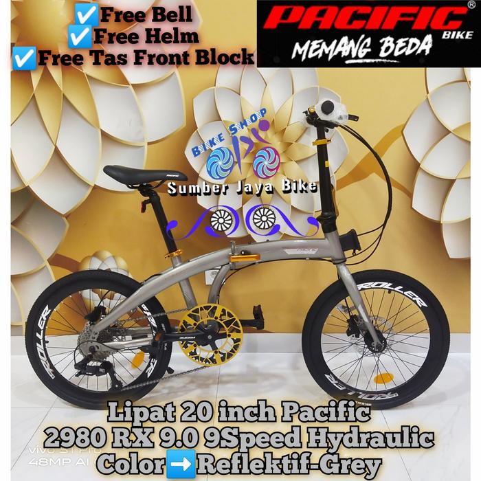 Sepeda Lipat 20 Inch Pacific 2980 Rx 9.0 Hydraulic
