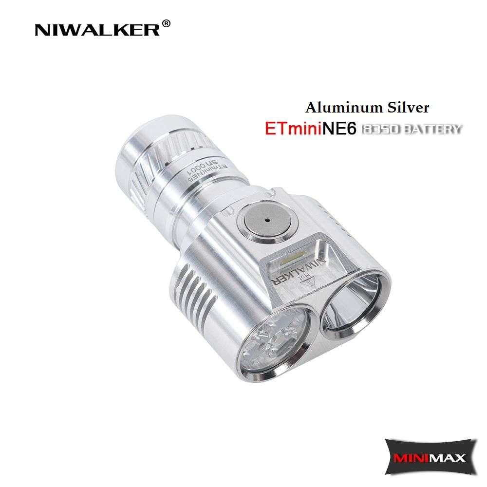 IMPORT Niwalker ETmini NE6 Dual Head 3200lm EDC Flashlight