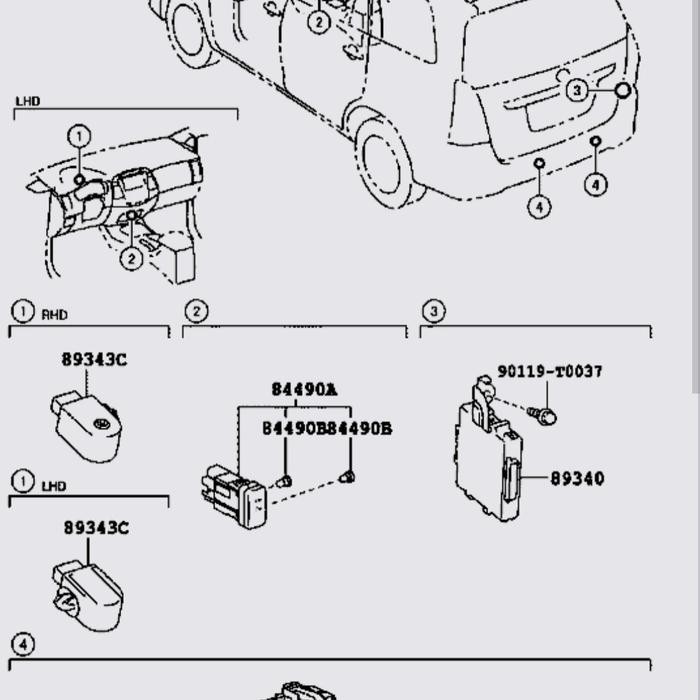 Terlaris 89348-71010-C1 Retainer Ultrasonic Ring Sensor Parkir Belakang Innova 2008 2009 2010 2011