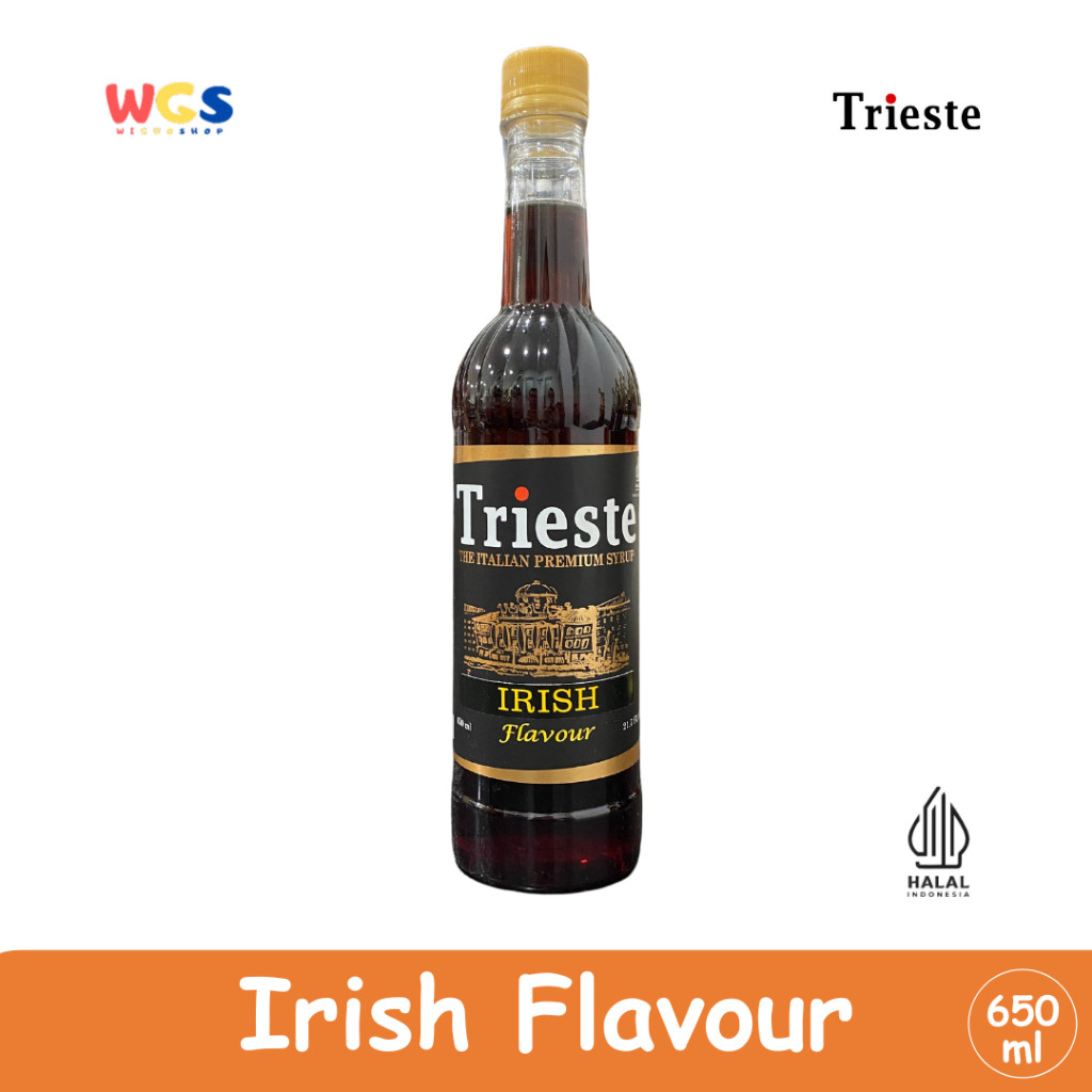 

READYY! Trieste Irish Flavour Syrup Premium 650ml - Sirup Rasa Irish Berkualitas untuk Minuman
