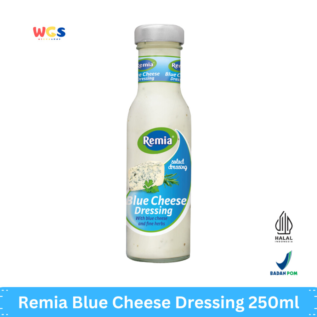 

READYY! Remia Blue Cheese Dressing 250ml Saus Keju Biru Creamy untuk Salad, Daging Panggang, dan