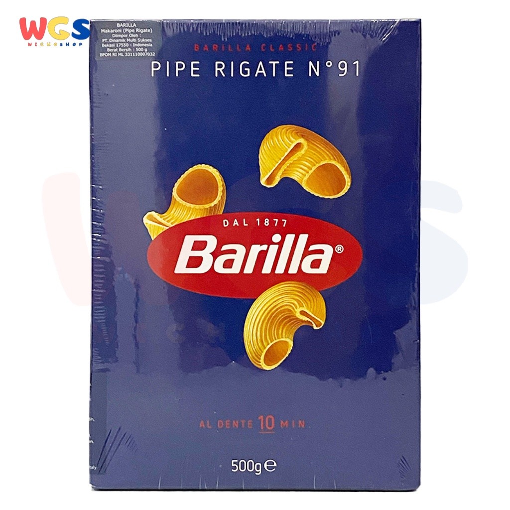 

READYY! Barilla Pipe Rigate Macaroni 500 gr - Master of Pasta