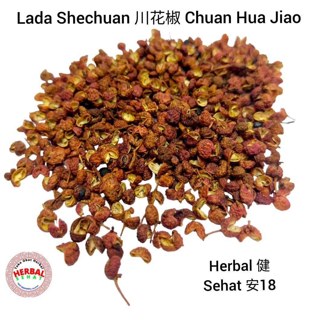 

Chuan Hua Jiao 100 Gram Szechuan Pepper / Cabe Kering Mala Chinese Red SiChuan Lada [PREMIUM]