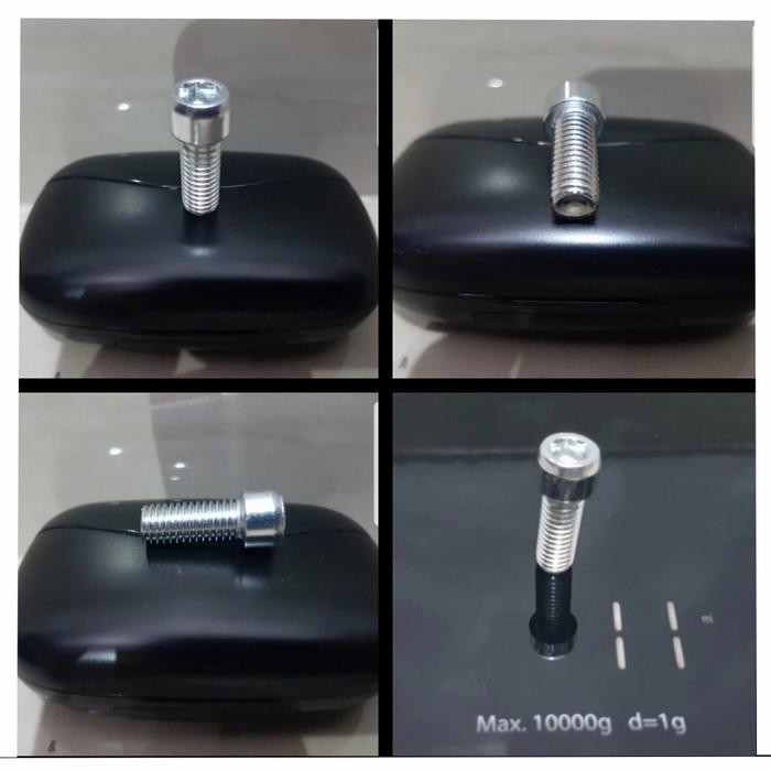 Baut L Spion Motor/Baut L6 Ukuran M8X25 Drat Kanan/Drat Kiri/Kunci L