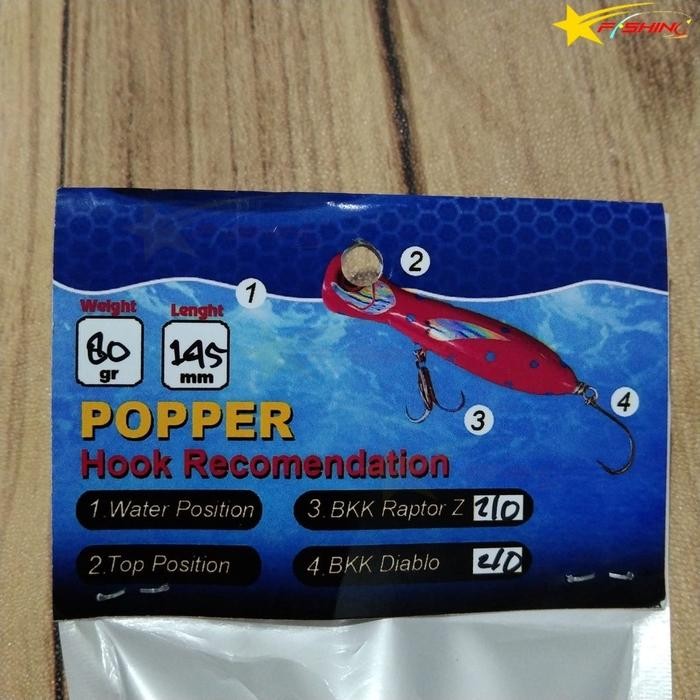 PREMIUM Lure Poper MBEROT Umpan buat Poping paling killer Pancing Joran Pancing Ikan