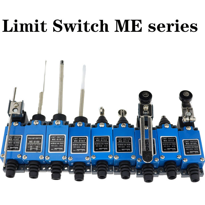 NEW Waterproof CNC Momentary Limit Switch ME 8108 8111 8122 9101 5A/220V Rotary Roller Lever Sealed 