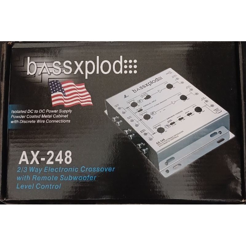 RB2233 CROSOVER Aktif BASS XPLOD AX-248 3way Electric Whit Remote Subwoofer