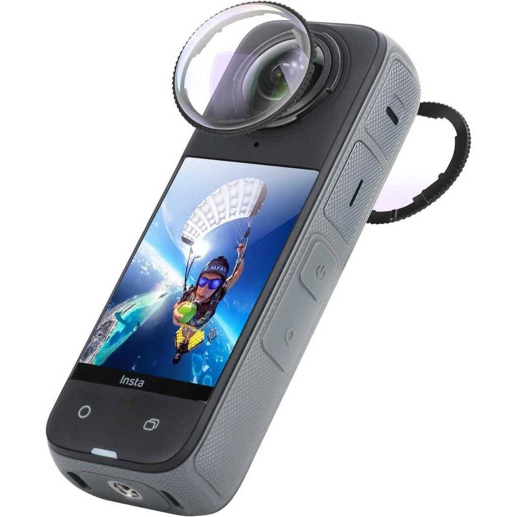

Pelindung Lensa Pro untuk Kamera Aksi Insta360 X4 Pro Lens Protector for Insta360 X4 Action Cam Warna Transparan Material PC