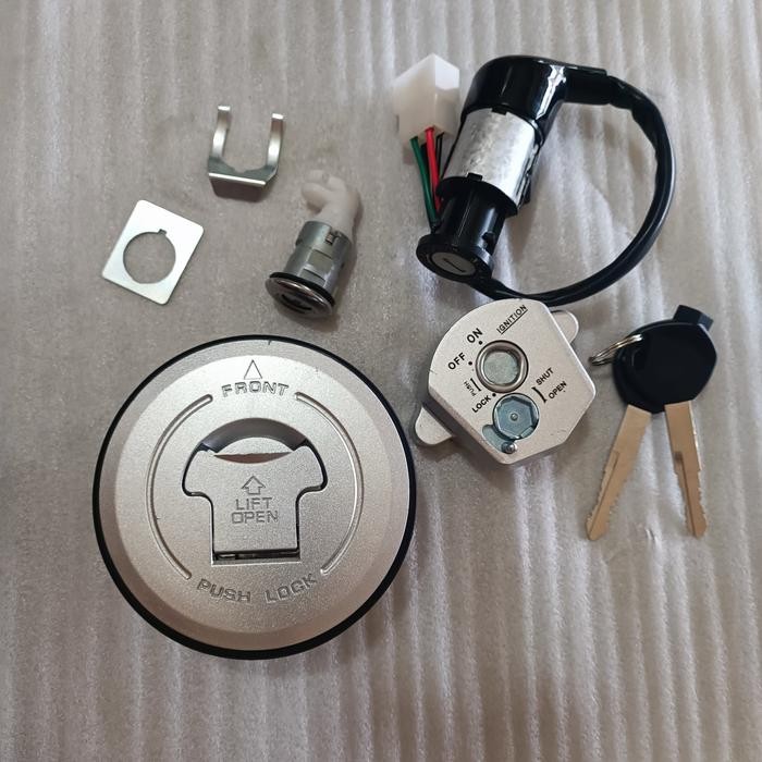 PREMIUM TUTUP TANGKI KUNCI KONTAK KUNCI JOK MINERVA R150 CBR OLD R200