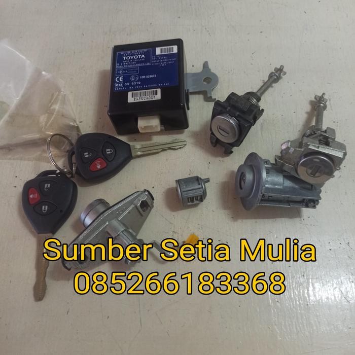 PREMIUM Kunci Kontak Set Kunci Set Toyota Innova Fortuner Th 2004-2015 Ori