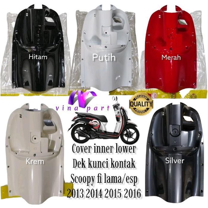PREMIUM WIN Legshield Dasbord Dek Kunci Kontak Scoopy FI / FI ESP 2013-2016