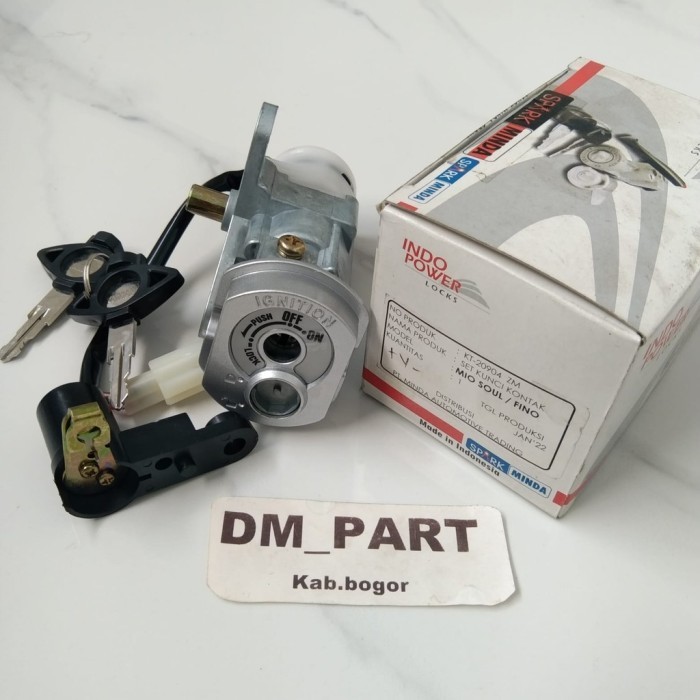 PREMIUM KUNCI KONCI KONTAK SET KEYSET DEPAN BELAKANG MIO SOUL FINO KARBURATOR ORIGINAL MINDA
