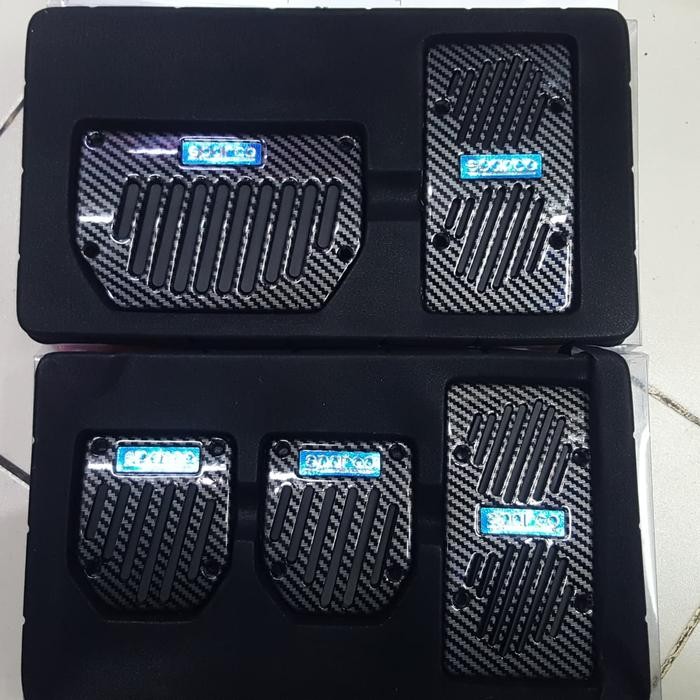 PREMIUM Cover plapis Pedal mobil matic dan manual carbon
