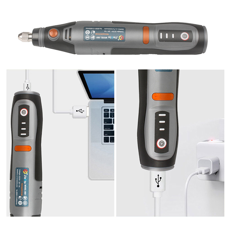 USB Cordless Rotary Tool Dremel DIY Electric Drill Speed Control Engraving Pen Mini rotary tool For 