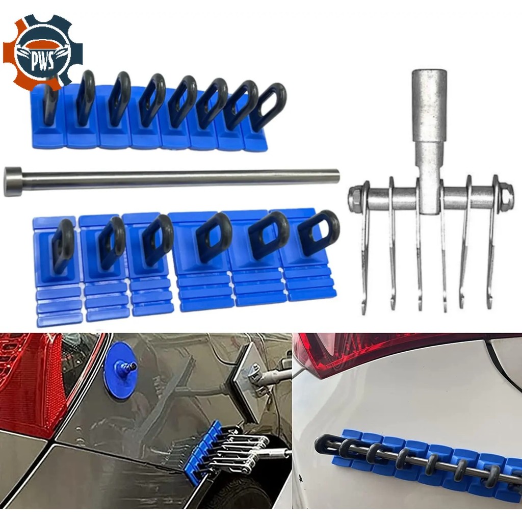 Alat Perbaikan Penyok Mobil Baru Kit Penarik Penyok Otomatis Tab Penarik Lem Penghilang Penyok Badan